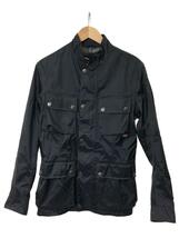 Belstaff◆ジャケット/XS/ナイロン/BLK/ベルト欠品_画像1