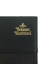 Vivienne Westwood◆長財布/レザー/BLK/レディース_画像3