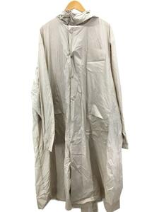 Maison Margiela◆コート/XS/ナイロン/ベージュ/無地/S51AH0143/ナイロンフーデッドコート