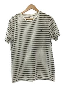 POLO RALPH LAUREN◆Tシャツ/L/コットン/WHT/ボーダー/RN41381