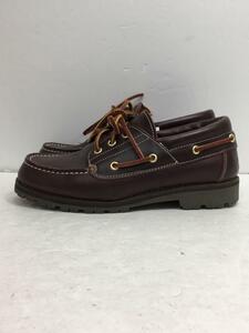 Danner◆デッキシューズ/US7/BRW/レザー