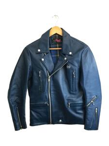 ROTAR* double rider's jacket /S/ cow leather /NVY