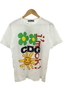 CDG◆Tシャツ/M/コットン/WHT/SG-T002