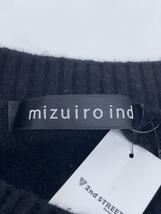 mizuiro ind◆セーター(厚手)/-/コットン/BLK/無地/3-220020_画像3