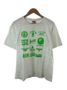 A BATHING APE◆Tシャツ/L/コットン/WHT