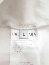 BALENCIAGA◆POLITICAL CAMPAIGN LOGO HOODIE/パーカー/US6/コットン/WHT/558143_画像4