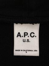 A.P.C.◆パーカー/S/コットン/BLK_画像3