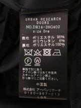 URBAN RESEARCH DOORS◆長袖ワンピース/one/ポリエステル/BLK_画像3