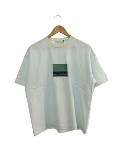 YOKE◆Embroidered T-Shirt/1/コットン/ブルー/YK23SS0486CS/ヨーク