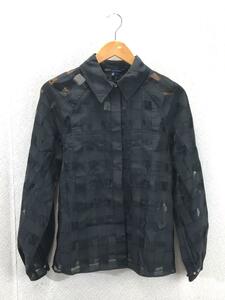 LEVI’S MADE&CRAFTED◆長袖ブラウス/S/ポリエステル/BLK/A2955-0000