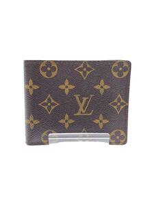 LOUIS VUITTON◆ポルト・フォイユ・フロリン_モノグラム・キャンバス_BRW/PVC/BRW/総柄/レディース