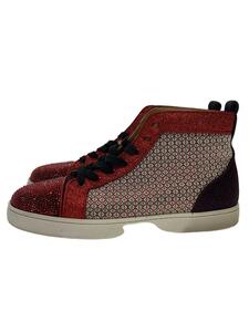 Christian Louboutin◆ハイカットスニーカー/スニーカー/42/RED/レッド/赤/クリスチャンルブタン/ルブタン