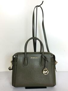 MICHAEL KORS◆ショルダーバッグ/牛革/KHK/無地