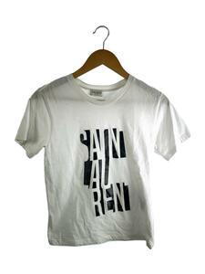 SAINT LAURENT◆Tシャツ/XS/コットン/WHT/YBJJ2