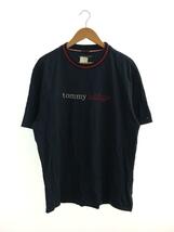 TOMMY HILFIGER◆Tシャツ/L/コットン/ネイビー/UM0UM01784/トミーヒルフィガー_画像1