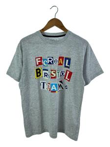 F.C.R.B.(F.C.Real Bristol)◆Tシャツ/L/コットン/グレー/FCRB-230075