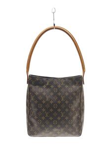 LOUIS VUITTON◆ルーピングGM_モノグラム・キャンバス_BRW/PVC/BRW