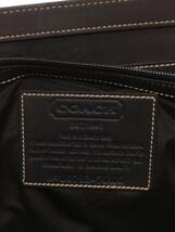 COACH◆ブリーフケース/レザー/BLK/無地/70100_画像5