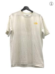 THE NORTH FACE◆S/S BANDANA SQUARE LOGO TEE_ショートスリーブバンダナスクエアロゴティー/L/コットン