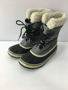 SOREL◆ブーツ/24cm/GRY/1495-035