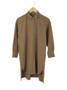 THE NORTH FACE◆INYO LONG SHIRT_インヨーロングシャツ/S/ポリエステル/キャメル