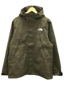 THE NORTH FACE◆SCOOP JACKET_スクープジャケット/M/ナイロン/KHK/無地