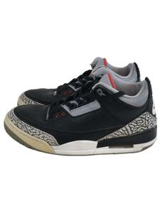 NIKE◆AIR JORDAN 3 RETRO OG/エアジョーダン3レトロ/ブラック/854262-001/27.5cm/