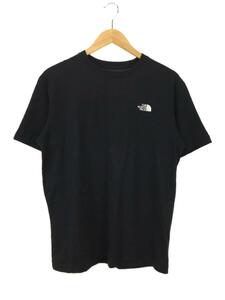 THE NORTH FACE◆S/S SQUARE DESERT TEE/Tシャツ/XL/コットン/BLK/無地/NT31932A