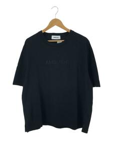 AMBUSH◆Tシャツ/4/コットン/BLK/無地/12112554