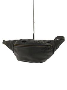 VANSON* waist bag / leather /BLK/ plain 