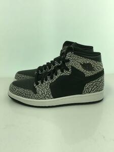 NIKE◆AIR JORDAN 1 RETRO HIGH/エアジョーダンレトロハイ/グレー/839115-013/26.5c