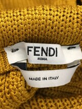 FENDI◆ロールネックニット/6/レーヨン/イエロー/12cpf-19-4671_画像3