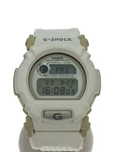 CASIO◆クォーツ腕時計/デジタル/WHT/WHT/DW-0097/ホワイト/キズ有/G-SHOCK