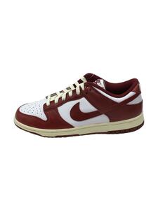 NIKE◆Dunk Low PRM Team Red and White/ローカットスニーカー/25.5cm/レッド