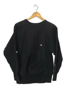 Champion◆BLACK REVERSE WEAVE SWEAT/スウェット/-/コットン/BLK