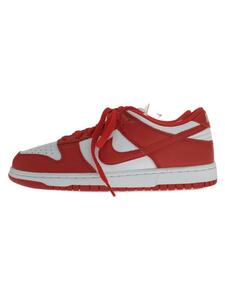 NIKE◆Dunk Low/White and University Red/27cm/レッド/CU1727-100