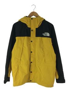 THE NORTH FACE◆MOUNTAIN LIGHT JACKET_マウンテンライトジャケット/M/ナイロン/YLW/無地