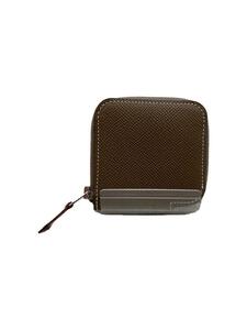 HERMES◆アザップ シルク イン ポルトモネ/コインケース/レザー/エトゥープ/財布