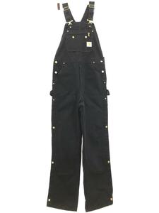 Carhartt◆Zip To Thigh Bib Overalls/34/コットン/BLK/無地/R37