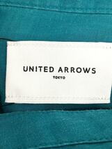 UNITED ARROWS◆ノーカラー長袖ブラウス/ラミー//BLU/1521-126-1119_画像3