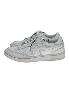 BAPE STA!◆ローカットスニーカー/25cm/WHT/レザー/Q47367