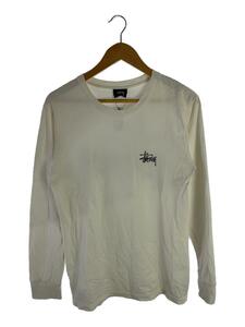 STUSSY◆長袖Tシャツ/S/コットン/WHT