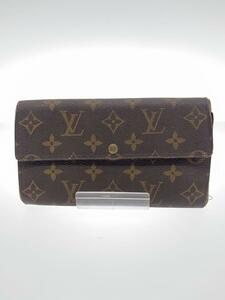 LOUIS VUITTON◆3)ポシェット・ポルト・モネ・クレディ_モノグラム・キャンバス_BRW/PVC/BRW/総柄/レディース