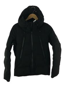 DESCENTE ALLTERAIN◆ダウンジャケット/S/ポリエステル/BLK/無地/DAMOGK30U/MIZUSAWA DOWN JACKET