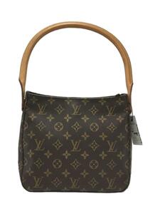 LOUIS VUITTON◆ルイヴィトン/M51146/ルーピングMM_モノグラム・キャンバス/PVC/BRW