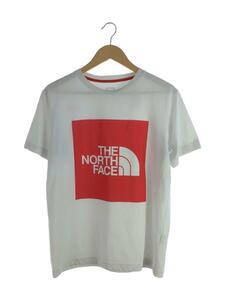 THE NORTH FACE◆BIG LOGO TEE/Tシャツ/L/ポリエステル/ホワイト/NT32043