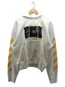 OFF-WHITE◆パーカー/-/コットン/WHT/プリント/OMBB037F21FLE011