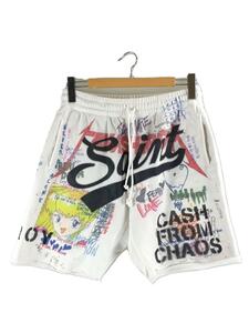 SAINT MICHAEL◆×村上隆/Graff Sweat Shorts/ショートパンツ/M/コットン/マルチカラー