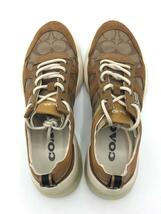 COACH◆ローカットスニーカー/41/BRW_画像3