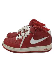 NIKE◆AIR FORCE 1 MID 07/エアフォースミッド/レッド/315123-601/25.5cm/RED